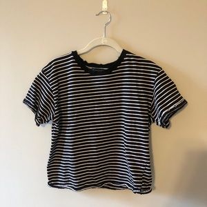 TOPSHOP classic b&w striped tee
